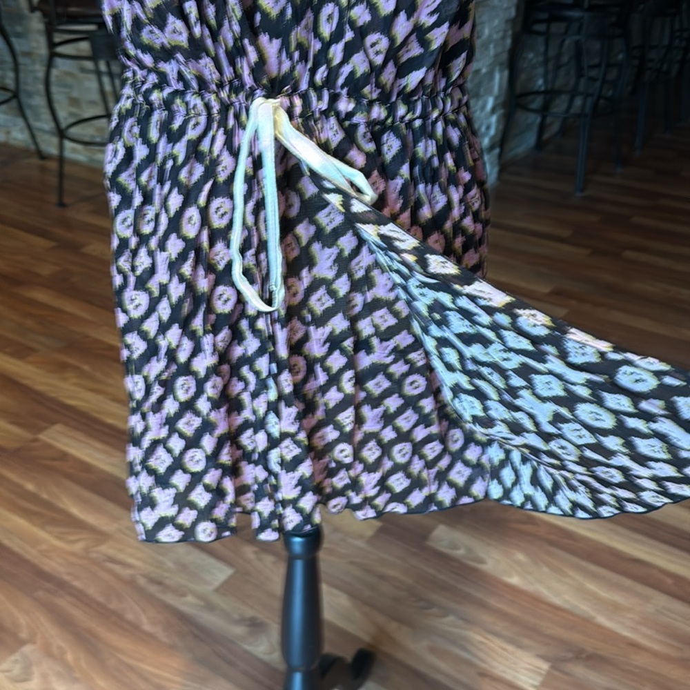 ❤️VINTAGE❤️ Louis Vuitton size 38 Italian monogram drawstring dress - Picture 3 of 7